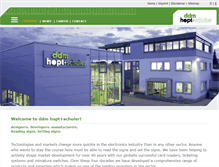 Tablet Screenshot of hopt-schuler.com